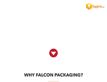 Tablet Screenshot of falconpackaging.com